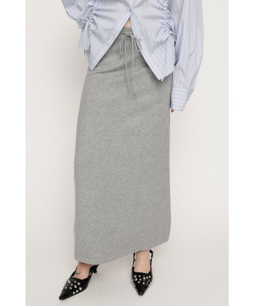 RELAXY KNIT LONG SK リラクシィーニットロングスカート 春服