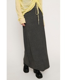 RELAXY KNIT LONG SK リラクシィーニットロングスカート 春服