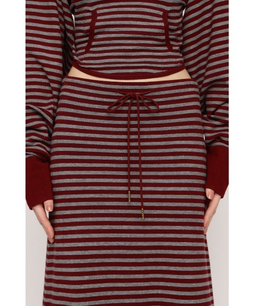 SLY(スライ)の「RELAXY KNIT LONG SK リラクシィーニットロングスカート 春服(スカート・レディース・ブラック系その他2/レッド系その他/杢グレー・FREE)」の15枚目の写真