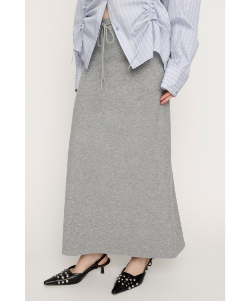 SLY(スライ)の「RELAXY KNIT LONG SK リラクシィーニットロングスカート 春服(スカート・レディース・ブラック系その他2/レッド系その他/杢グレー・FREE)」の7枚目の写真