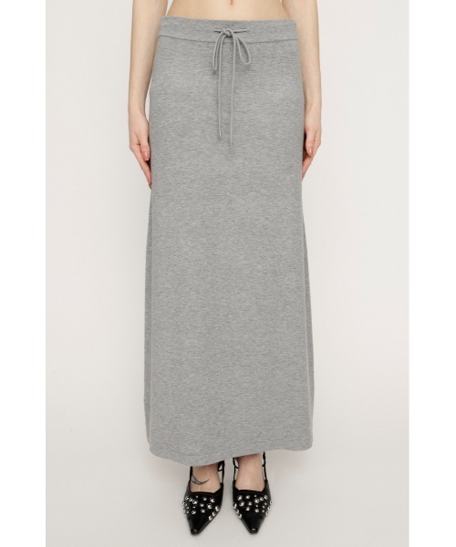 SLY(スライ)の「RELAXY KNIT LONG SK リラクシィーニットロングスカート 春服(スカート・レディース・ブラック系その他2/レッド系その他/杢グレー・FREE)」の8枚目の写真