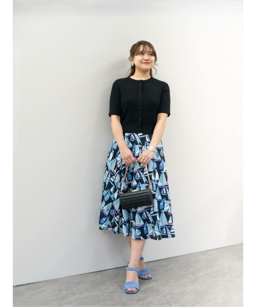 LOULOU WILLOUGHBY(ルルウィルビー)の「WEB・博多阪急限定【LOULOU WILLOUGHBY】RATTI マリーナプリントフレアスカート(スカート・レディース・ブルー系その他/マルチ・1/2)」の21枚目の写真