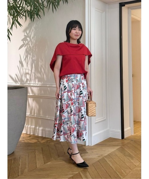 LOULOU WILLOUGHBY(ルルウィルビー)の「WEB・博多阪急限定【LOULOU WILLOUGHBY】RATTI マリーナプリントフレアスカート(スカート・レディース・ブルー系その他/マルチ・1/2)」の20枚目の写真