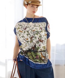 Three Four Time（スリーフォータイム）の「スカーフリメイク風ブラウス（シャツ/ブラウス）」