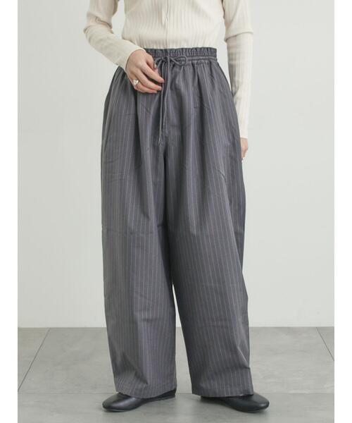 Samansa Mos2(サマンサ モスモス)の「イージーカーブスラックス(その他パンツ・レディース・グレー/ブラック/ライトベージュ・L/M)」の3枚目の写真