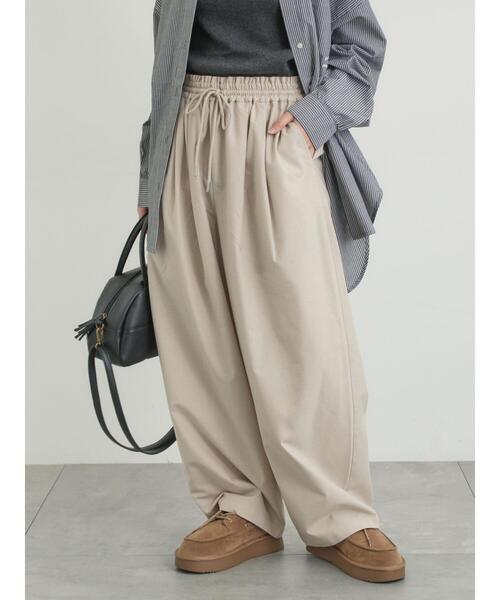 Samansa Mos2(サマンサ モスモス)の「イージーカーブスラックス(その他パンツ・レディース・グレー/ブラック/ライトベージュ・L/M)」の5枚目の写真