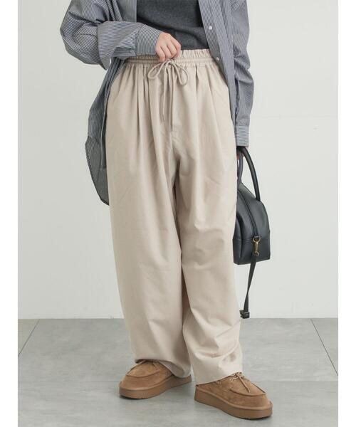 Samansa Mos2(サマンサ モスモス)の「イージーカーブスラックス(その他パンツ・レディース・グレー/ブラック/ライトベージュ・L/M)」の8枚目の写真