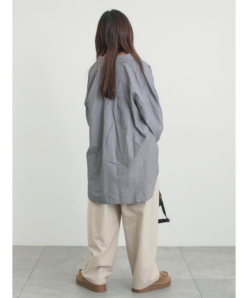 Samansa Mos2(サマンサ モスモス)の「イージーカーブスラックス(その他パンツ・レディース・グレー/ブラック/ライトベージュ・L/M)」の11枚目の写真