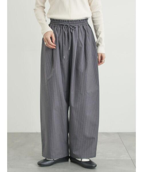 Samansa Mos2(サマンサ モスモス)の「イージーカーブスラックス(その他パンツ・レディース・グレー/ブラック/ライトベージュ・L/M)」の13枚目の写真