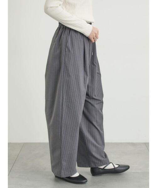 Samansa Mos2(サマンサ モスモス)の「イージーカーブスラックス(その他パンツ・レディース・グレー/ブラック/ライトベージュ・L/M)」の15枚目の写真