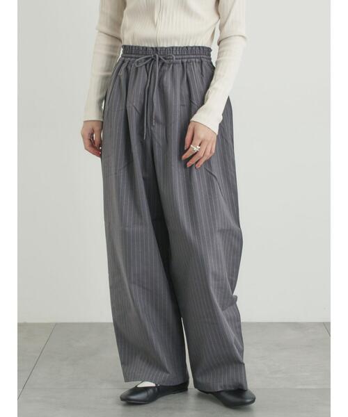 Samansa Mos2(サマンサ モスモス)の「イージーカーブスラックス(その他パンツ・レディース・グレー/ブラック/ライトベージュ・L/M)」の20枚目の写真