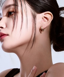 Mellow Square Hoop Pierce / 金属アレルギー対応