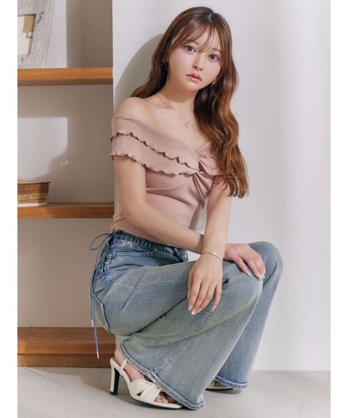 EATME（イートミー）の「クロスサンダル（サンダル・レディース・ブラック/アイボリー・SMALL/LARGE/MEDIUM）」の4枚目の写真