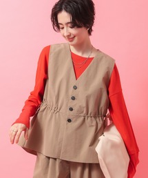 Green　Parks | 【楽しゃれUV】ドロストフレアベスト(ベスト)