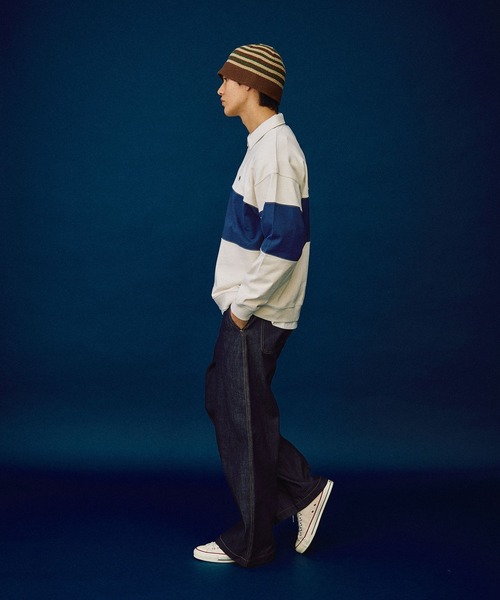 POLO BCS(ポロ ビーシーエス)の「【POLO British Country Spirit】ハーフジッププルオーバー(Tシャツ/カットソー・メンズ・アイボリー/グリーン/ネイビー・LARGE/MEDIUM)」の10枚目の写真