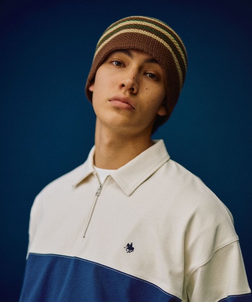 POLO BCS(ポロ ビーシーエス)の「【POLO British Country Spirit】ハーフジッププルオーバー(Tシャツ/カットソー・メンズ・アイボリー/グリーン/ネイビー・LARGE/MEDIUM)」の13枚目の写真