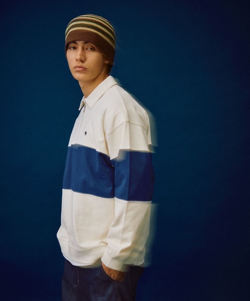 POLO BCS(ポロ ビーシーエス)の「【POLO British Country Spirit】ハーフジッププルオーバー(Tシャツ/カットソー・メンズ・アイボリー/グリーン/ネイビー・LARGE/MEDIUM)」の15枚目の写真