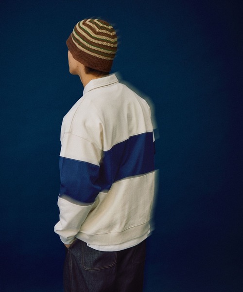 POLO BCS(ポロ ビーシーエス)の「【POLO British Country Spirit】ハーフジッププルオーバー(Tシャツ/カットソー・メンズ・アイボリー/グリーン/ネイビー・LARGE/MEDIUM)」の16枚目の写真