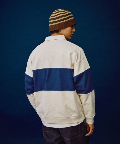 POLO BCS(ポロ ビーシーエス)の「【POLO British Country Spirit】ハーフジッププルオーバー(Tシャツ/カットソー・メンズ・アイボリー/グリーン/ネイビー・LARGE/MEDIUM)」の18枚目の写真