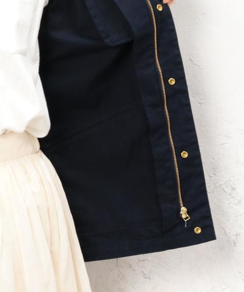 green label relaxing（グリーンレーベルリラクシング）の「CB C 2WAY デッキパーカー ◆（ブルゾン・レディース・ベージュ/ネイビー/イエロー・38/40）」の13枚目の写真