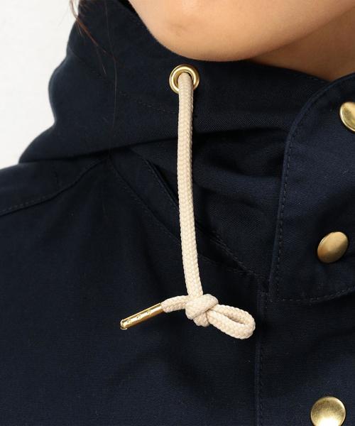 green label relaxing（グリーンレーベルリラクシング）の「CB C 2WAY デッキパーカー ◆（ブルゾン・レディース・ベージュ/ネイビー/イエロー・38/40）」の17枚目の写真