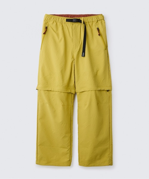WILD THINGS(ワイルドシングス)の「ゲッコーコンバーチブルシアーパンツ│GECKO CONVERTIBLE SEER PANTS(その他パンツ・メンズ・グリーン系その他3/ブラック/ライトイエロー/ブラウン・M/S/XL/L)」の4枚目の写真