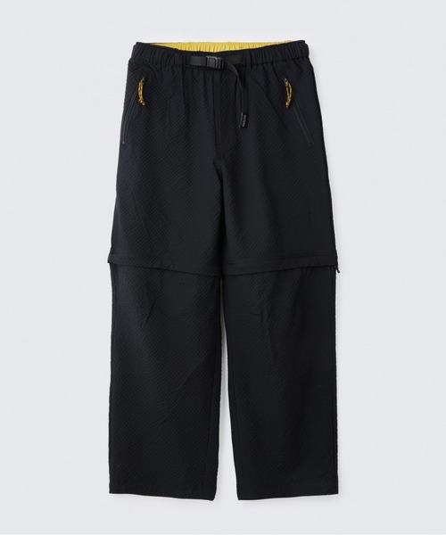 WILD THINGS(ワイルドシングス)の「ゲッコーコンバーチブルシアーパンツ│GECKO CONVERTIBLE SEER PANTS(その他パンツ・メンズ・グリーン系その他3/ブラック/ライトイエロー/ブラウン・M/S/XL/L)」の1枚目の写真