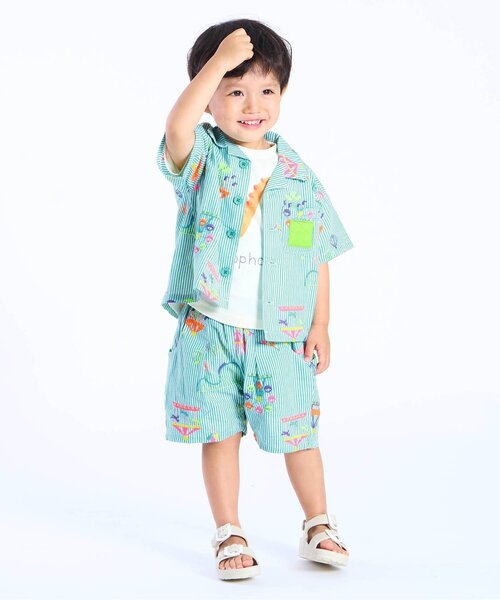 BIT'Z（ビッツ）の「遊園地刺繍パンツ（その他パンツ・キッズ・ブルー/オレンジ/ミント・120/110/100/95/90/80）」の18枚目の写真