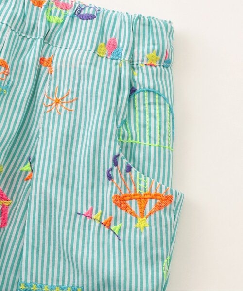BIT'Z（ビッツ）の「遊園地刺繍パンツ（その他パンツ・キッズ・ブルー/オレンジ/ミント・120/110/100/95/90/80）」の4枚目の写真