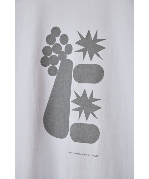 GOAT（ゴート）の「［GOAT］× [uesatsu]  REFLECT SHORT SLEEVE TEE（Tシャツ/カットソー・メンズ・ホワイト・S/M/L）」の4枚目の写真