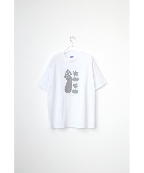 GOAT（ゴート）の「［GOAT］× [uesatsu]  REFLECT SHORT SLEEVE TEE（Tシャツ/カットソー・メンズ・ホワイト・S/M/L）」の2枚目の写真