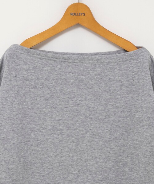 NOLLEY’S（ノーリーズ）の「【WEB限定】ウォッシャブルシャツスリーブスウェットプルオーバー（Tシャツ/カットソー・レディース・グレー/オフホワイト・FREE）」の9枚目の写真