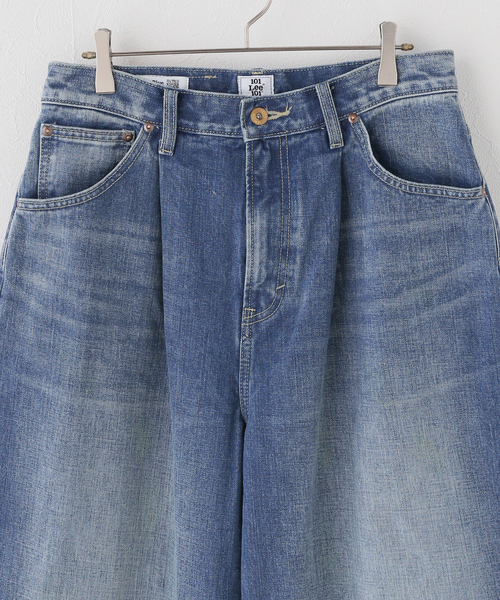 Lee（リー）の「【WEB＋一部店舗限定】ウォッシャブル / LEE / リー TUCK RIDERS PANTS（デニムパンツ・レディース・ブルー・MEDIUM/SMALL）」の15枚目の写真