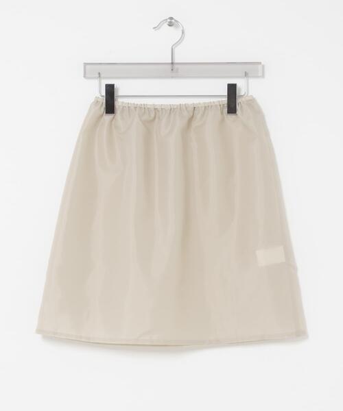 URBAN RESEARCH（アーバンリサーチ）の「キュプラギャザーIラインスカート（スカート・レディース・ライトベージュ/チャコールグレー/ブラック・38/36）」の5枚目の写真