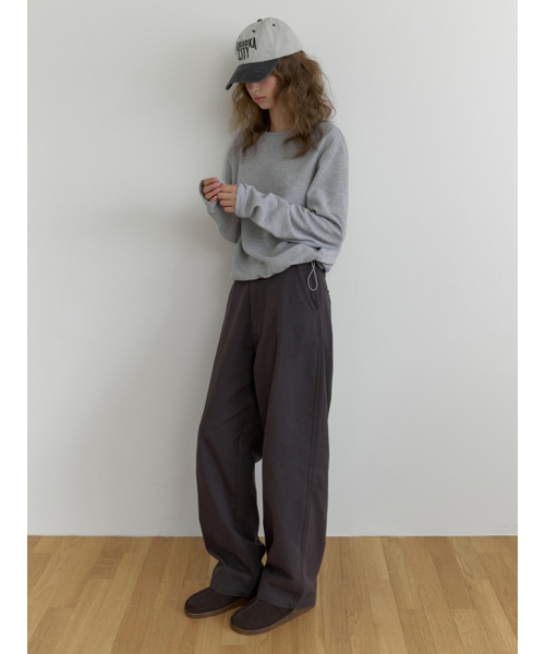 THEMITTEN（ザ・ミトン）の「[4th] Pod コットンパンツ（チャコール）（その他パンツ・レディース・その他・MEDIUM/SMALL）」の4枚目の写真