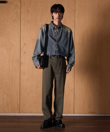 TNGT（ティーエヌジーティー）の「Comfort Cotton Pants (Khaki) TNPA6E104K2（スラックス）」