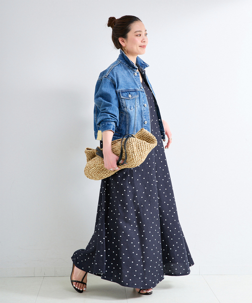 B.C STOCK(ベーセーストック)の「《追加7》手洗い可 / リネンレーヨンスリーブレスワンピース(ワンピース・レディース・ベージュ/コバルトブルー/レッド/ブラウン/ブルー/ブラック・MEDIUM/SMALL)」の5枚目の写真