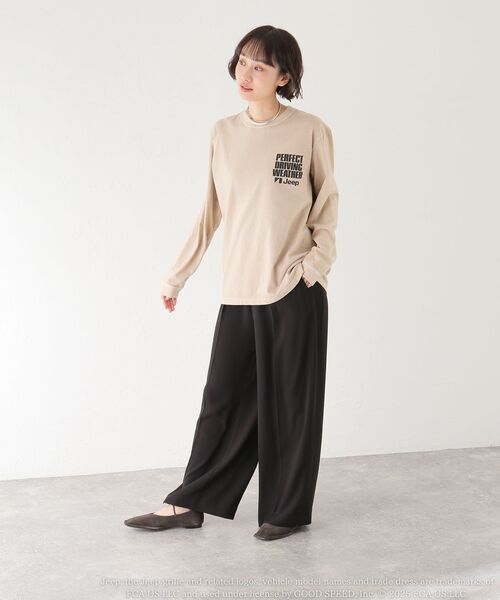 journal standard L'essage(ジャーナルスタンダードレサージュ)の「【GOOD ROCK SPEED / グッドロックスピード】26JEP001W ロンT(Tシャツ/カットソー・レディース・ベージュ・FREE)」の3枚目の写真