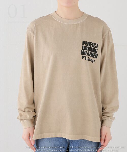 journal standard L'essage(ジャーナルスタンダードレサージュ)の「【GOOD ROCK SPEED / グッドロックスピード】26JEP001W ロンT(Tシャツ/カットソー・レディース・ベージュ・FREE)」の6枚目の写真