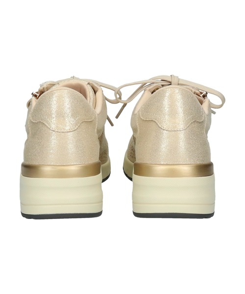 Round About(Bridget Birkin)(ラウンド アバウト)の「【Round About】ラインストーンサイドジップスニーカー(465102)(スニーカー・レディース・ゴールド/シルバー・35/36/37)」の8枚目の写真