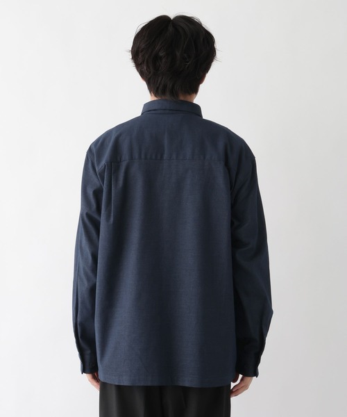 GLOBAL WORK(グローバルワーク)の「アーバンデニムシャツ/AIR/長袖/632887(シャツ/ブラウス・メンズ・ダークネイビー・X-LARGE/LARGE/MEDIUM/SMALL)」の10枚目の写真