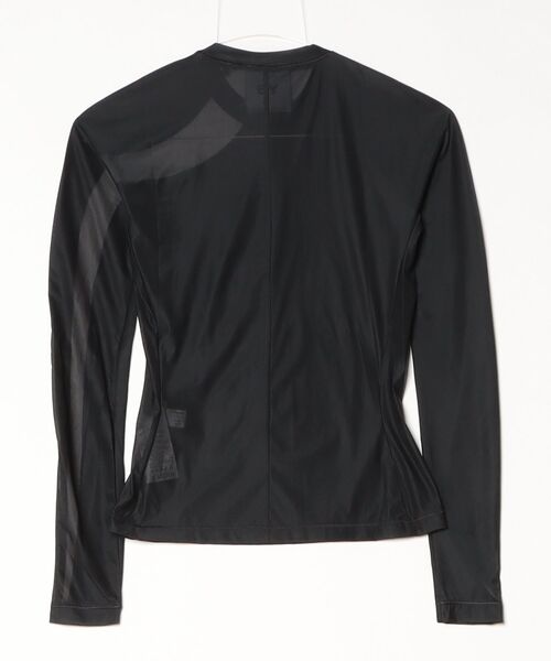 Y-3(ワイスリー)の「Y-3 MESH FITTED LONGSLEEVE TEE(Tシャツ/カットソー・レディース・ブラック・XX-SMALL/X-SMALL/SMALL/MEDIUM)」の2枚目の写真