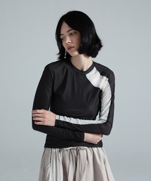 Y-3 | Y-3 MESH FITTED LONGSLEEVE TEE(Tシャツ/カットソー)