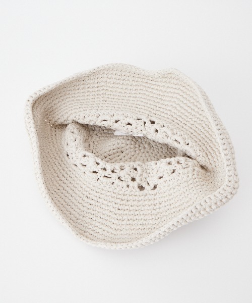 halo commodity（ハロ　コモディティー）の「[HALO COMMODITY/ハロコモディティー] PETAL ドライ ニットハット（ハット・レディース・チャコールグレー/キナリ・F）」の16枚目の写真