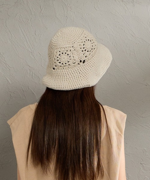 halo commodity（ハロ　コモディティー）の「[HALO COMMODITY/ハロコモディティー] PETAL ドライ ニットハット（ハット・レディース・チャコールグレー/キナリ・F）」の7枚目の写真