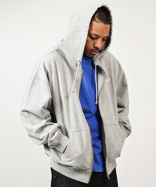 LFYT(エルエフワイティー)の「LFYT ラファイエット - GOLD L LOGO ZIP HOODIE フルジップパーカー LS260501(パーカー・メンズ・ブラウン系カモフラージュ/ブラック/ヘザーグレー・XX-LARGE/X-LARGE/LARGE/MEDIUM/SMALL)」の14枚目の写真