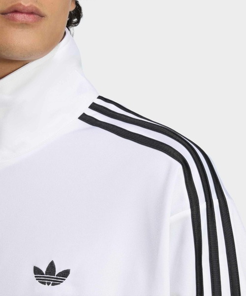 adidas（アディダス）の「adidas/アディダス FIREBIRD TT ジャージ ファイヤーバード トラックジャケット 2026年春夏 新色追加（ジャージ・メンズ・ホワイト/グリーン・S/M/L/XL）」の4枚目の写真