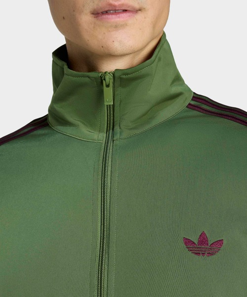 adidas（アディダス）の「adidas/アディダス FIREBIRD TT ジャージ ファイヤーバード トラックジャケット 2026年春夏 新色追加（ジャージ・メンズ・ホワイト/グリーン・S/M/L/XL）」の9枚目の写真