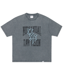 NM SKULL T-SHIRT - WASHED GRAY