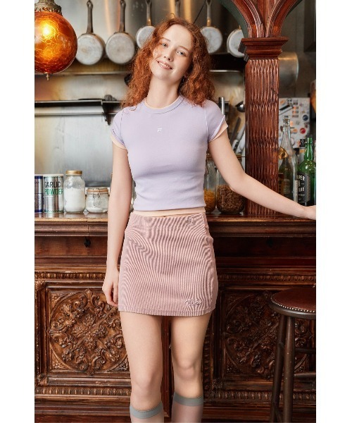 FILA(フィラ)の「PIGMENT RIB SKIRT(スカート・レディース・ブラック/ベージュ/ピンク・M/XL/L)」の9枚目の写真